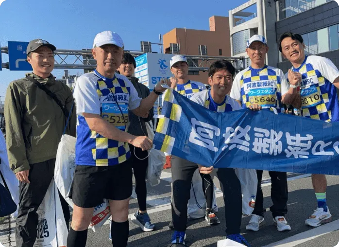 ランニングクラブの活動風景