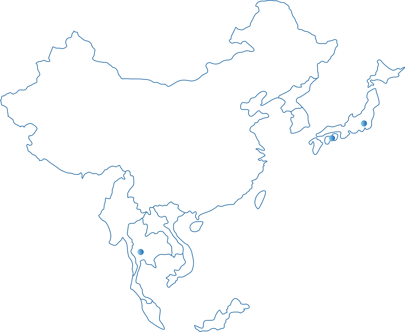 阿波製紙の拠点マップ